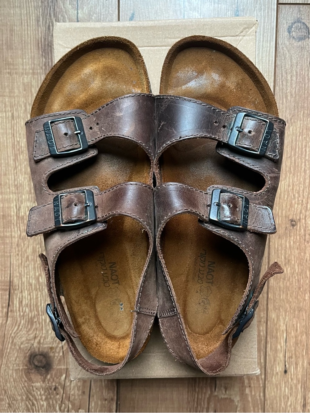 Leather Sandals Birkenstock style Size 42
